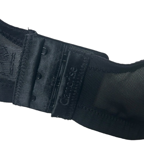 GLAMORISE wirefree black bra 40C Womens Plus-Size Embroidered MagicLift NWOT - Picture 5 of 9